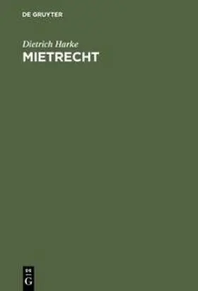 Harke |  Mietrecht | Buch |  Sack Fachmedien