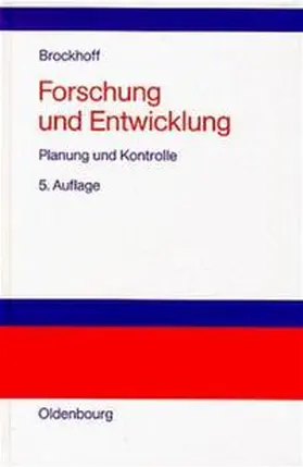 Brockhoff |  Forschung und Entwicklung | Buch |  Sack Fachmedien