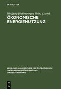Strebel / Pfaffenberger |  Ökonomische Energienutzung | Buch |  Sack Fachmedien
