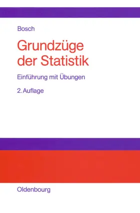 Bosch |  Grundzüge der Statistik | Buch |  Sack Fachmedien