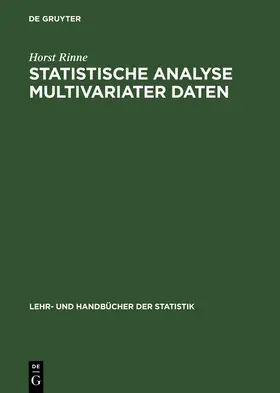 Rinne |  Statistische Analyse multivariater Daten | Buch |  Sack Fachmedien