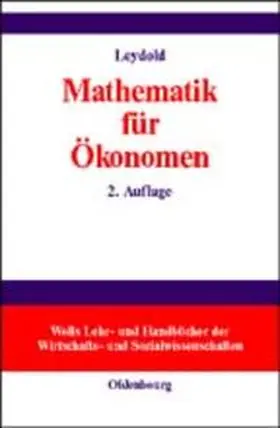 Leydold |  Mathematik für Ökonomen | Buch |  Sack Fachmedien