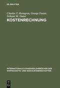 Horngren / Foster / Datar |  Kostenrechnung | Buch |  Sack Fachmedien