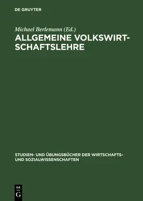 Berlemann |  Allgemeine Volkswirtschaftslehre | Buch |  Sack Fachmedien