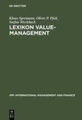 Spremann / Weckbach / Pfeil |  Lexikon Value-Management | Buch |  Sack Fachmedien
