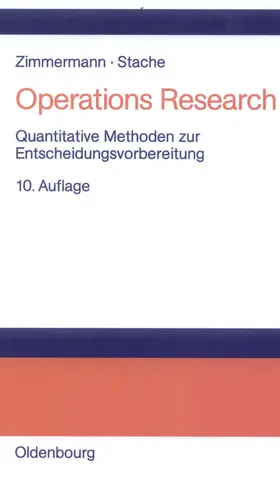 Stache / Zimmermann | Operations Research | Buch | 978-3-486-25816-5 | sack.de