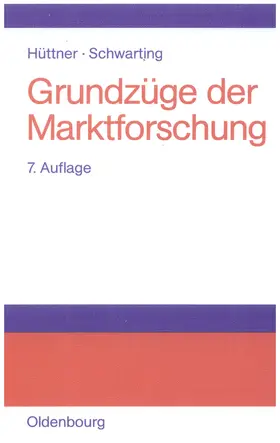 Hüttner |  Grundzüge der Marktforschung | Buch |  Sack Fachmedien