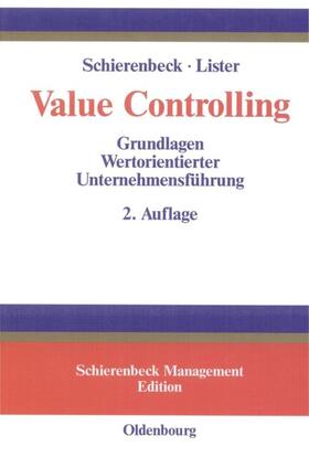 Lister / Schierenbeck | Value Controlling | Buch | 978-3-486-25940-7 | sack.de