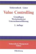Lister / Schierenbeck |  Value Controlling | Buch |  Sack Fachmedien