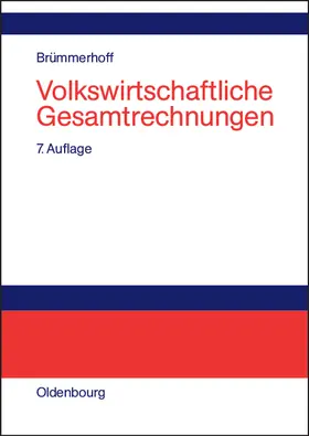 Brümmerhoff |  Volkswirtschaftliche Gesamtrechnungen | Buch |  Sack Fachmedien