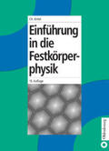 Kittel |  Einführung in die Festkörperphysik | Buch |  Sack Fachmedien