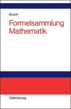 Bosch |  Formelsammlung Mathematik | Buch |  Sack Fachmedien