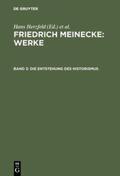 Meinecke / Herzfeld / Hofer |  Die Entstehung des Historismus | Buch |  Sack Fachmedien
