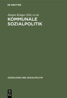 Pankoke / Krüger | Kommunale Sozialpolitik | Buch | 978-3-486-52761-2 | sack.de