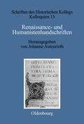 Autenrieth |  Renaissance- und Humanistenhandschriften | Buch |  Sack Fachmedien