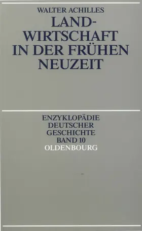 Achilles |  Landwirtschaft in der Frühen Neuzeit | Buch |  Sack Fachmedien