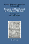 Simon |  Eherecht und Familiengut in Antike und Mittelalter | Buch |  Sack Fachmedien