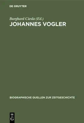 Ciesla |  Johannes Vogler | Buch |  Sack Fachmedien