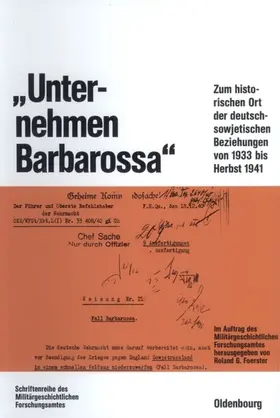 Foerster | "Unternehmen Barbarossa" | Buch | 978-3-486-55979-8 | www.sack.de