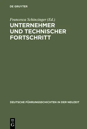 Schinzinger | Unternehmer und technischer Fortschritt | Buch | 978-3-486-56268-2 | www.sack.de