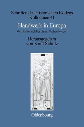 Schulz | Handwerk in Europa | Buch | sack.de