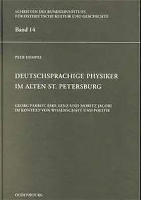 Hempel |  Deutschsprachige Physiker im alten St. Petersburg | Buch |  Sack Fachmedien