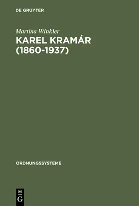 Winkler |  Karel Kramár (1860-1937) | Buch |  Sack Fachmedien