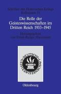 Hausmann |  Die Rolle der Geisteswissenschaften im Dritten Reich 1933¿1945 | Buch |  Sack Fachmedien