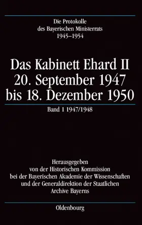 Gelberg |  Das Kabinett Ehard II | Buch |  Sack Fachmedien