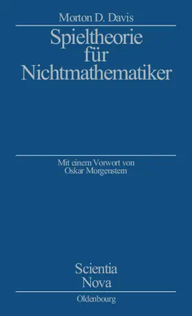 Davis |  Spieltheorie für Nichtmathematiker | Buch |  Sack Fachmedien