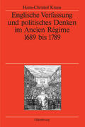 Kraus |  Kraus, H: Englische Verfassung und politisches Denken im Anc | Buch |  Sack Fachmedien