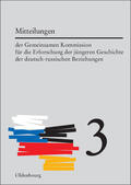 Cubar'jan / Möller |  Mitteilungen der Gemeinsamen Kommission für die Erforschung der jüngeren Geschichte der deutsch-russischen Beziehungen. Band 3 | Buch |  Sack Fachmedien