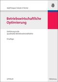 Fischer / Stepan |  Betriebswirtschaftliche Optimierung | Buch |  Sack Fachmedien