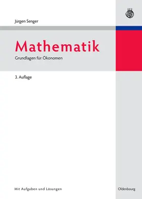 Senger | Mathematik | Buch | 978-3-486-59035-7 | www.sack.de