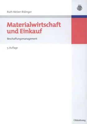 Melzer-Ridinger |  Materialwirtschaft und Einkauf | eBook | Sack Fachmedien