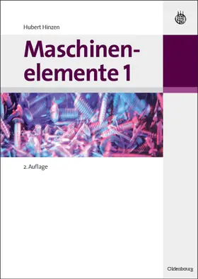 Hinzen | Maschinenelemente 1 | E-Book | sack.de