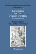 Hildermeier |  Stalinismus vor dem Zweiten Weltkrieg / Stalinism before the Second World War | eBook | Sack Fachmedien
