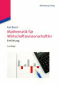 Bosch |  Mathematik für Wirtschaftswissenschaftler | Buch |  Sack Fachmedien