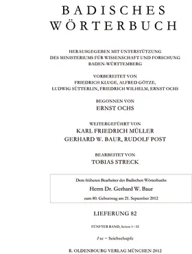 Streck |  se–Seichschupfe | Buch |  Sack Fachmedien