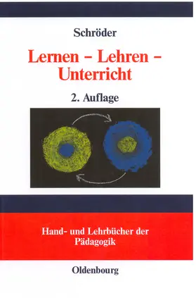 Schröder |  Lernen - Lehren - Unterricht | eBook | Sack Fachmedien