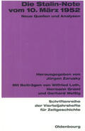 Zarusky |  Die Stalin-Note vom 10. März 1952 | Buch |  Sack Fachmedien