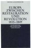 Langewiesche |  Europa zwischen Restauration und Revolution 1815-1849 | eBook | Sack Fachmedien