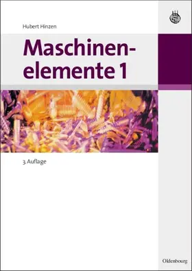 Hinzen |  Maschinenelemente 1 | eBook | Sack Fachmedien