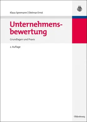 Spremann / Ernst | Unternehmensbewertung | E-Book | sack.de