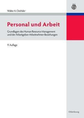 Oechsler | Personal und Arbeit | E-Book | sack.de