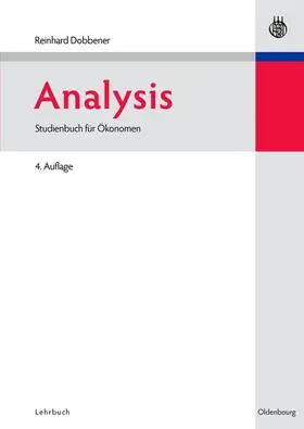 Dobbener |  Analysis | eBook | Sack Fachmedien