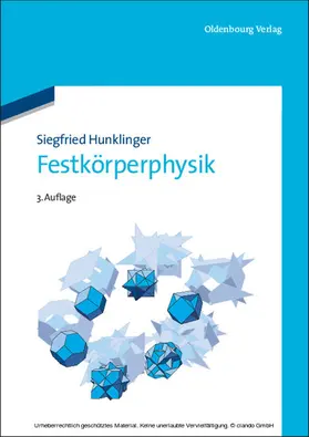 Hunklinger |  Festkörperphysik | eBook | Sack Fachmedien