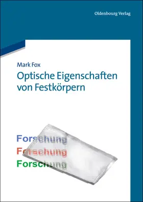 Fox |  Optische Eigenschaften von Festkörpern | Buch |  Sack Fachmedien