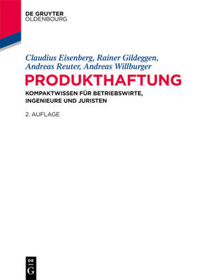 Eisenberg / Gildeggen / Reuter |  Produkthaftung | Buch |  Sack Fachmedien