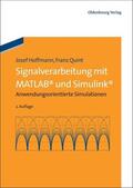 Hoffmann / Quint |  Signalverarbeitung mit MATLAB und Simulink | eBook | Sack Fachmedien